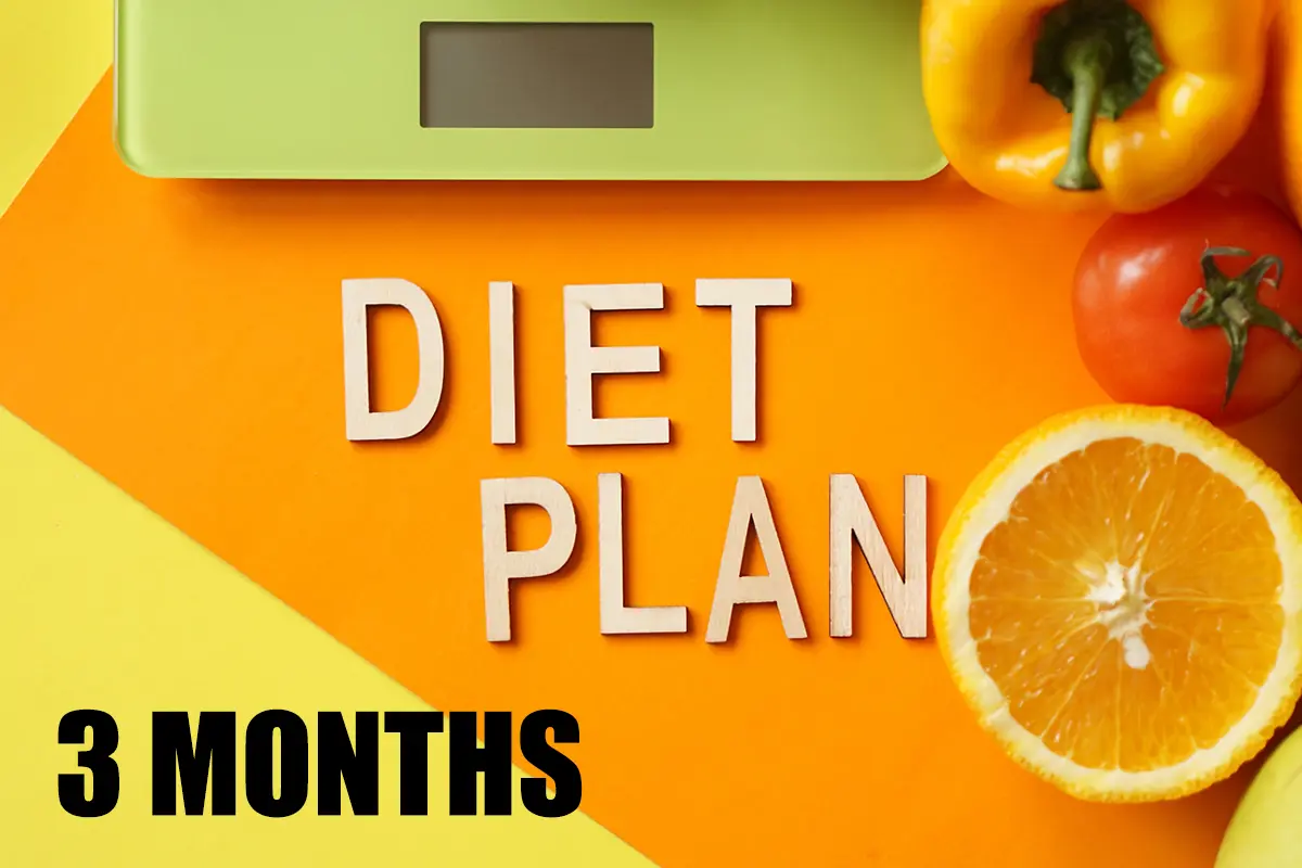 باقة نظام غذائي لمدة 3 شهور