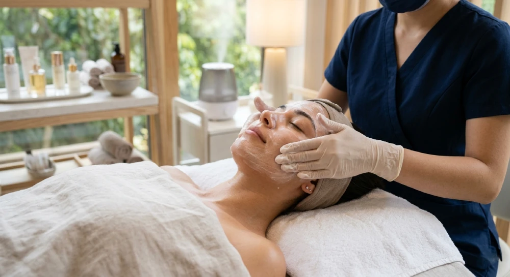 تنظيف البشرة