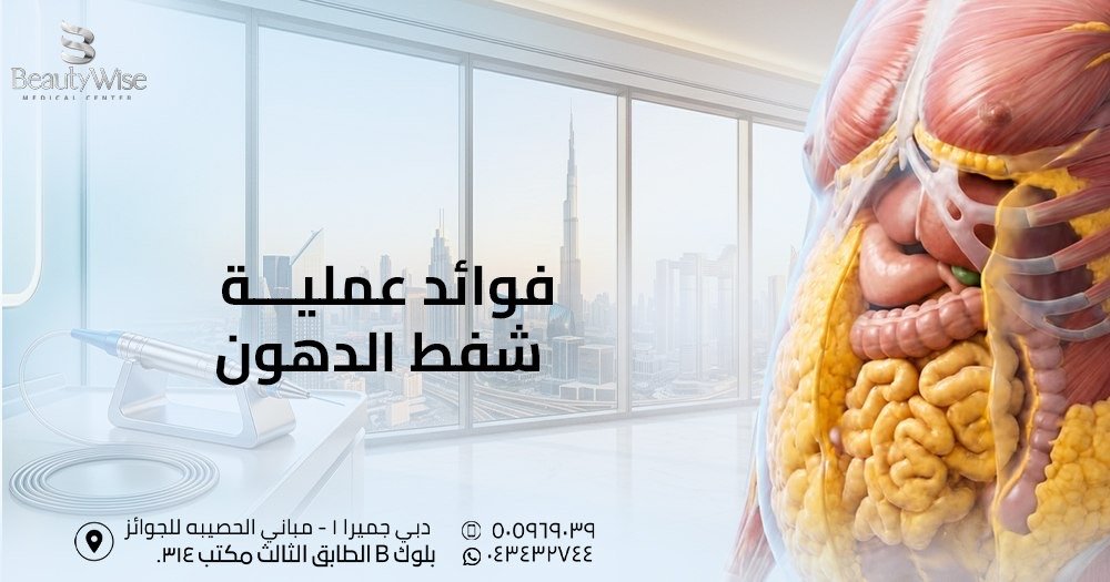 فوائد عملية شفط الدهون