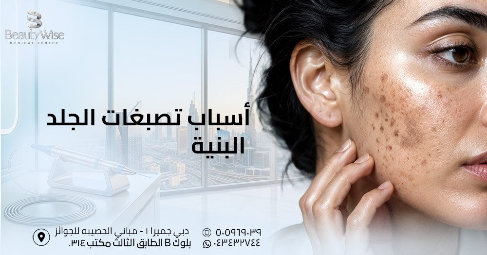 أسباب تصبغات الجلد البنية