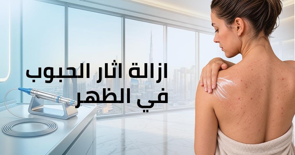 ازالة اثار الحبوب في الظهر