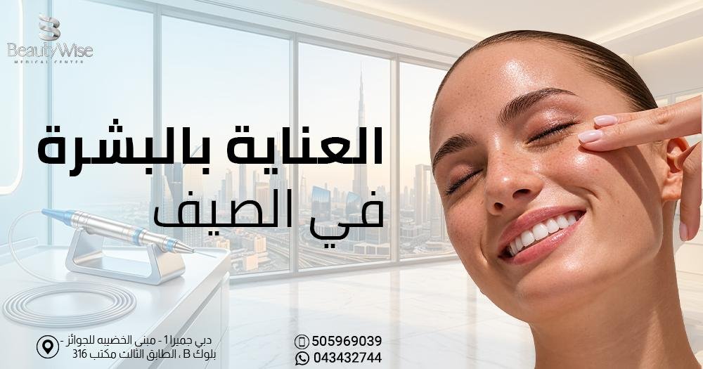 العناية بالبشرة في الصيف
