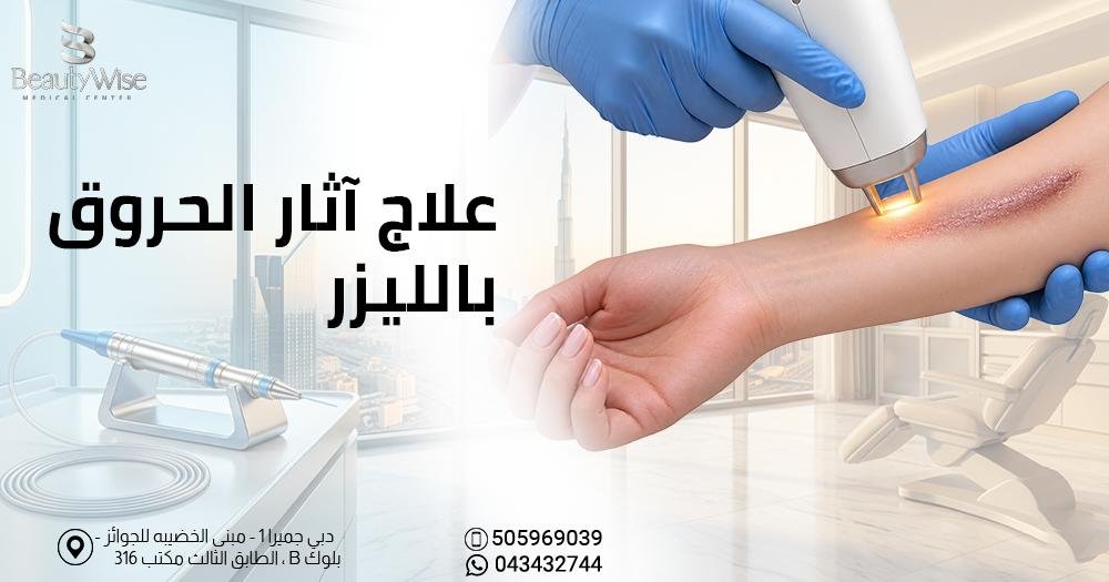 علاج آثار الحروق بالليزر