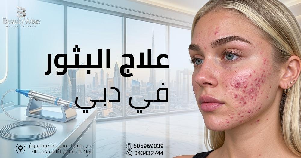 علاج البثور في دبي