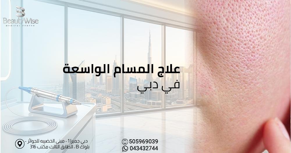 علاج المسام الواسعة في دبي