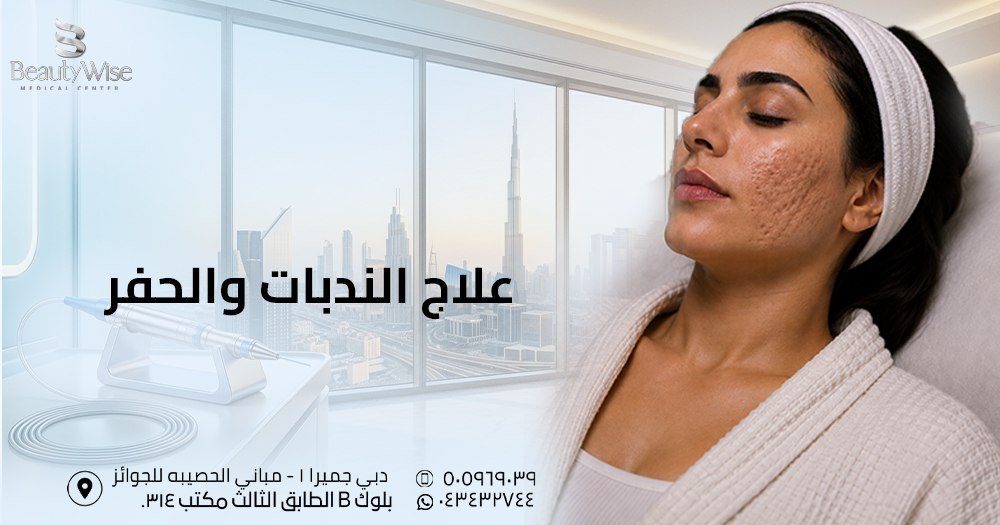 علاج الندبات والحفر