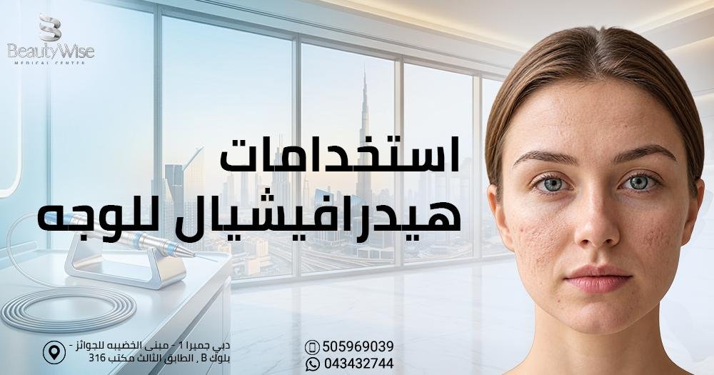 أهم استخدامات هيدرافيشيال للوجه للبشرة والمسام والتصبغات