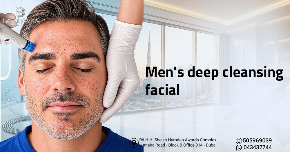 Men’s Deep Cleansing Facial Dubai