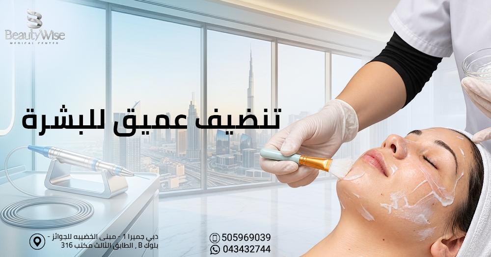 تنضيف عميق للبشرة