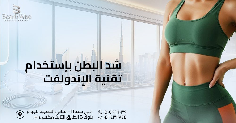 شد البطن بإستخدام تقنية الإندولفت
