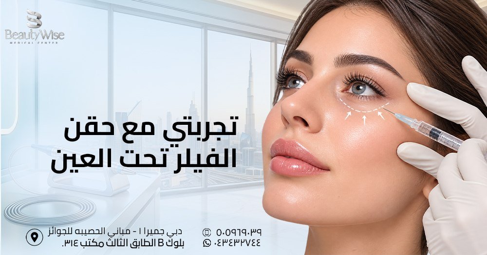  تجربتي مع حقن الفيلر تحت العين